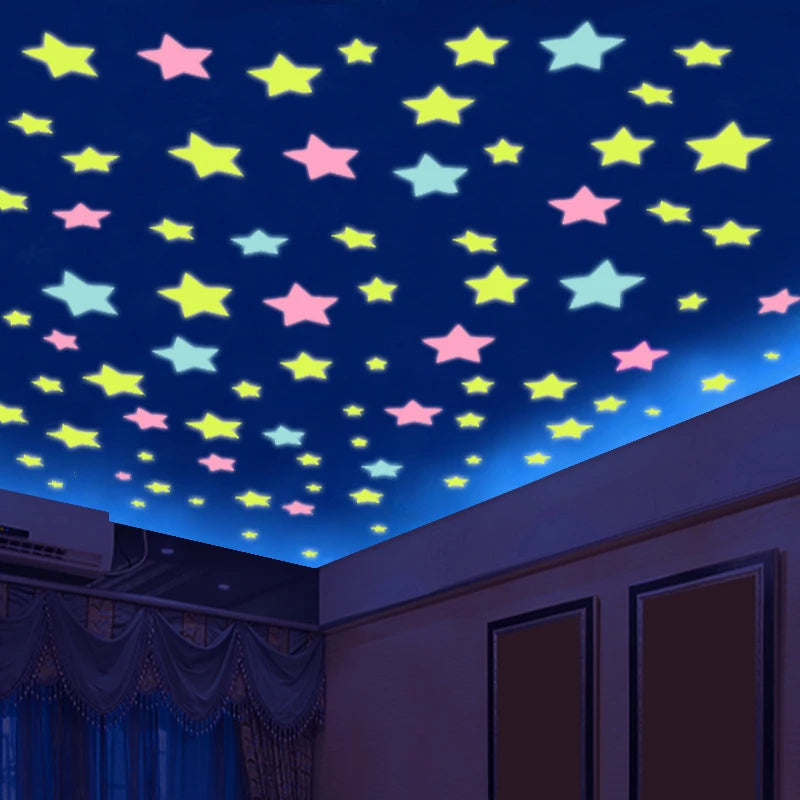 Star Luminous Art Stickers